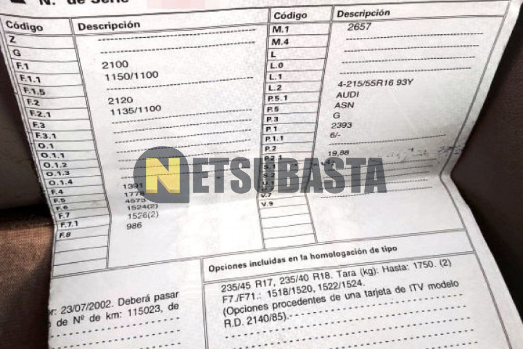 Audi A4 cabrio 3.0 multitronic 6 vel 2003