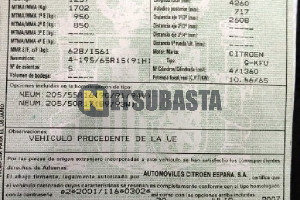 Citroën C4 1.4i 16v 2007