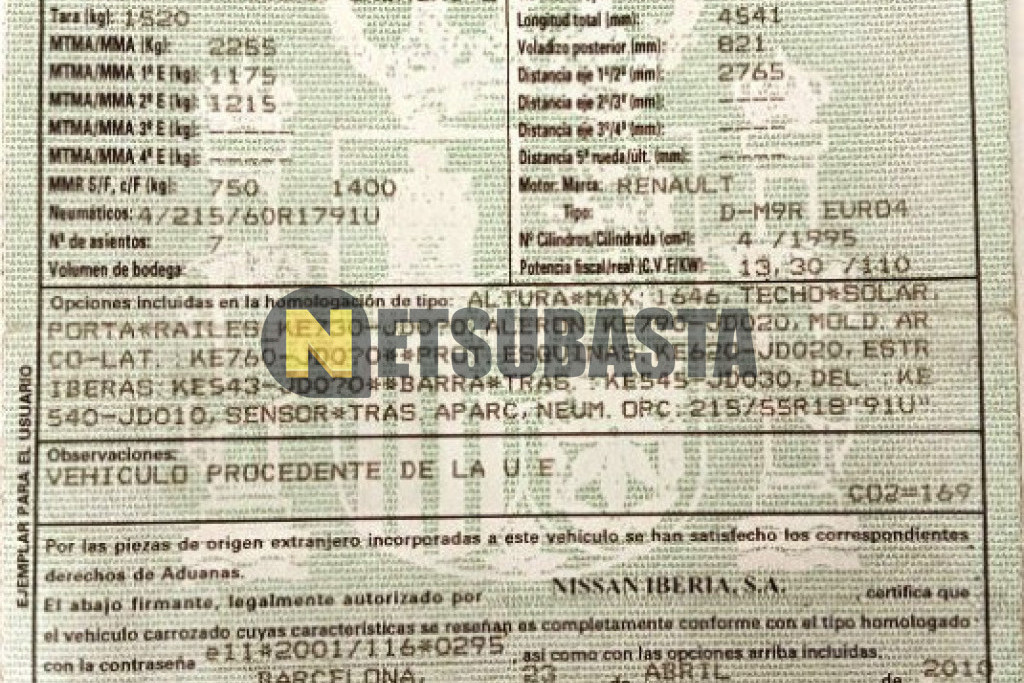 Nissan Qashqai+2 2.0dCi DPF 4x2 2010