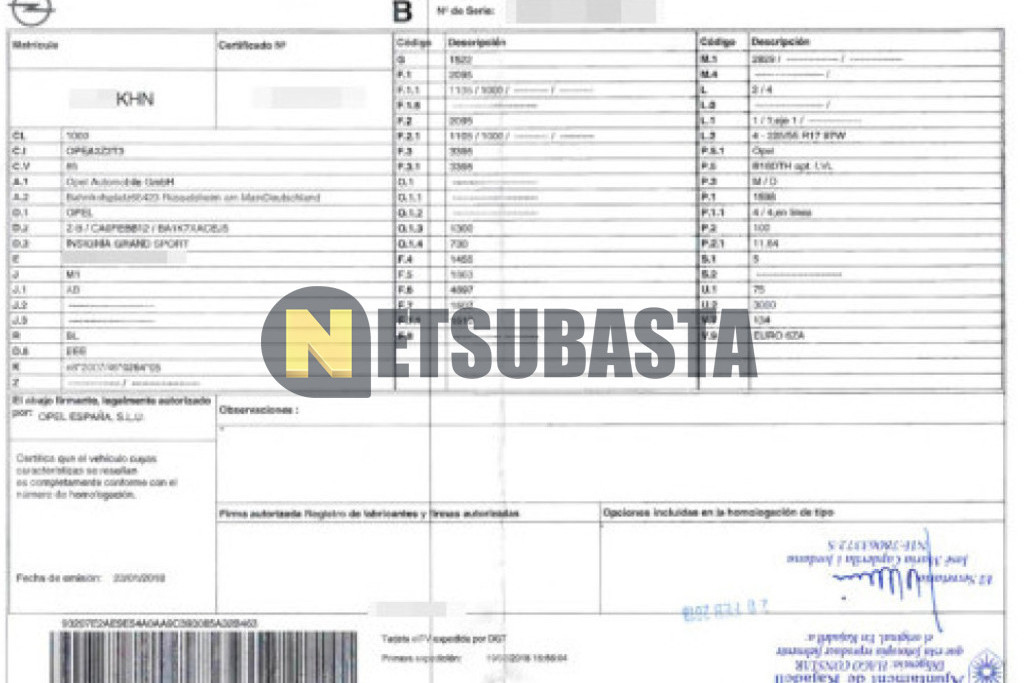Opel Insignia Grand Sport 1.6 CDTi Turbo D AT6 2018