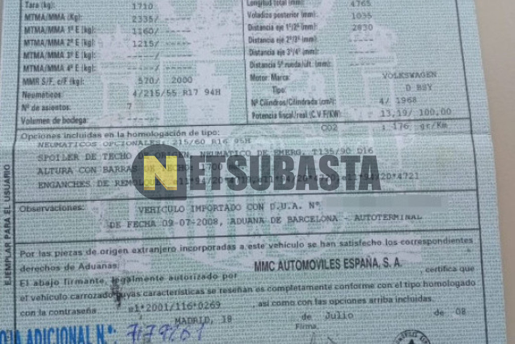 Mitsubishi Grandis 2.0 DI-D 2008