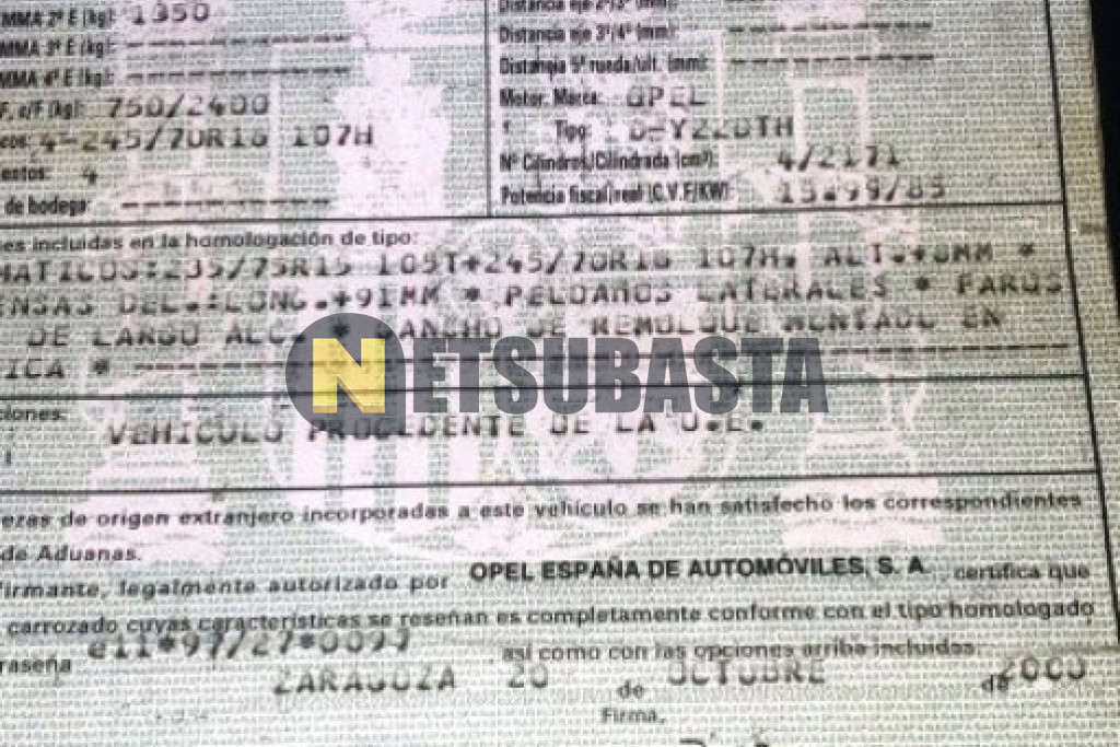 Opel Frontera 2.2 DTI 16V 2001